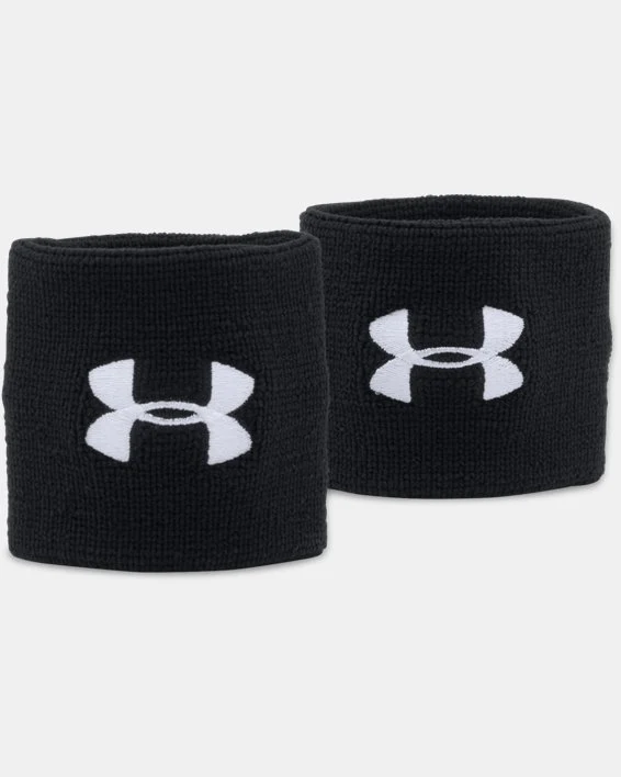 Under Armour Adult 3" Performance Wristband - 2 Pack