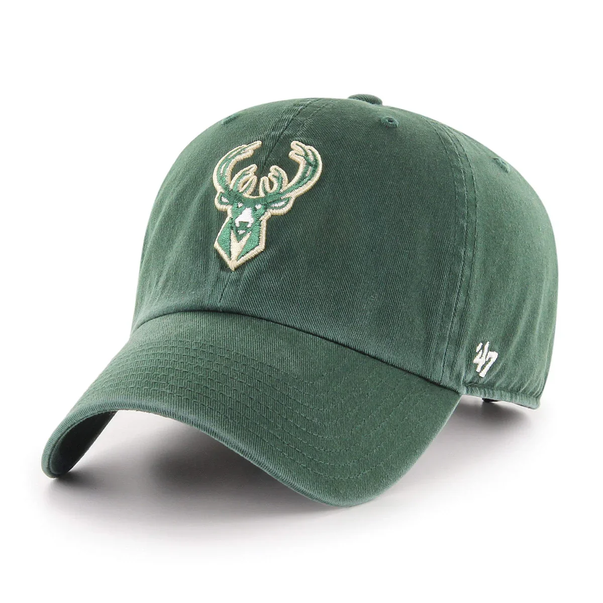 '47 Brand Clean Up Cap- Milwaukee Bucks