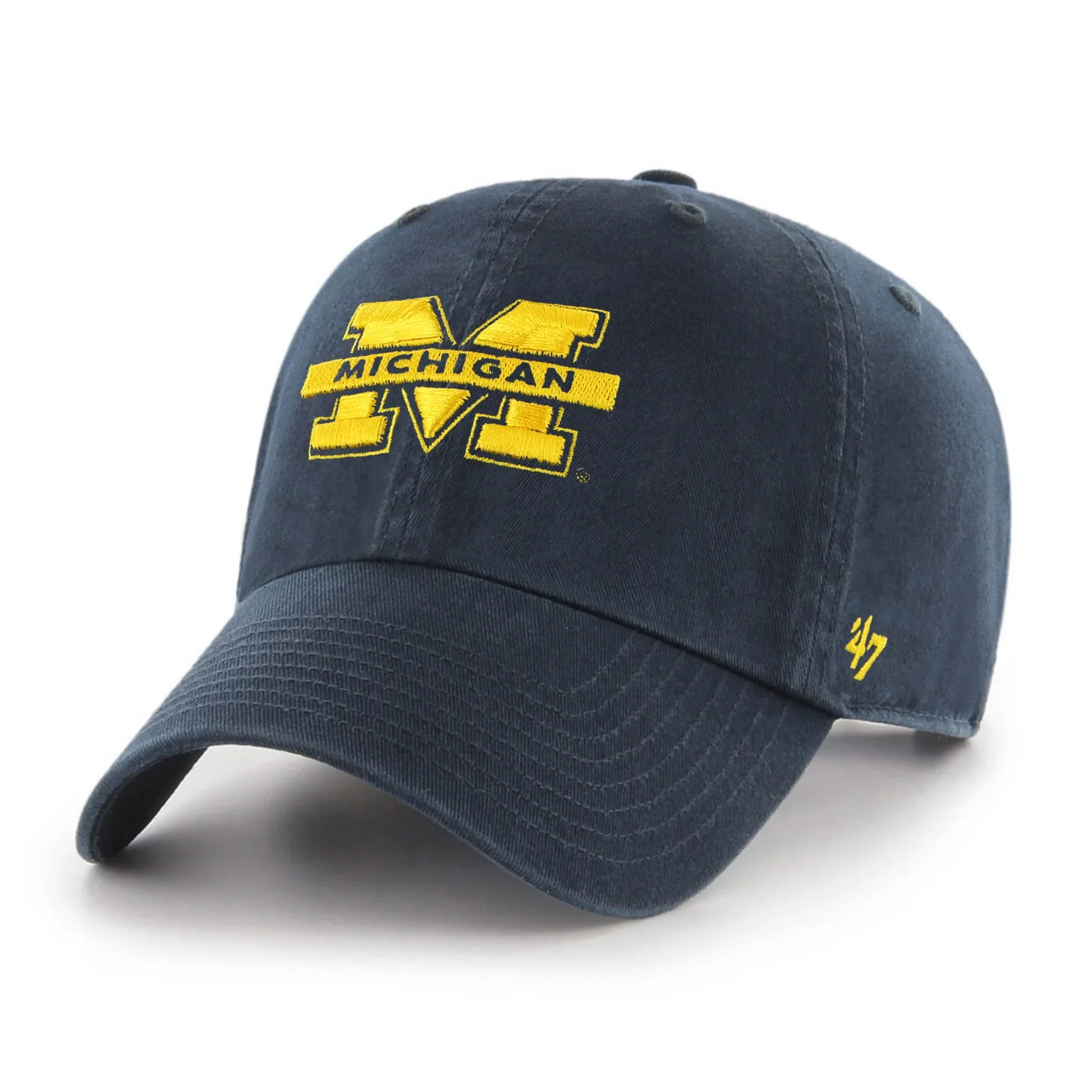 '47 Brand Clean Up Hat- Michigan Wolverines