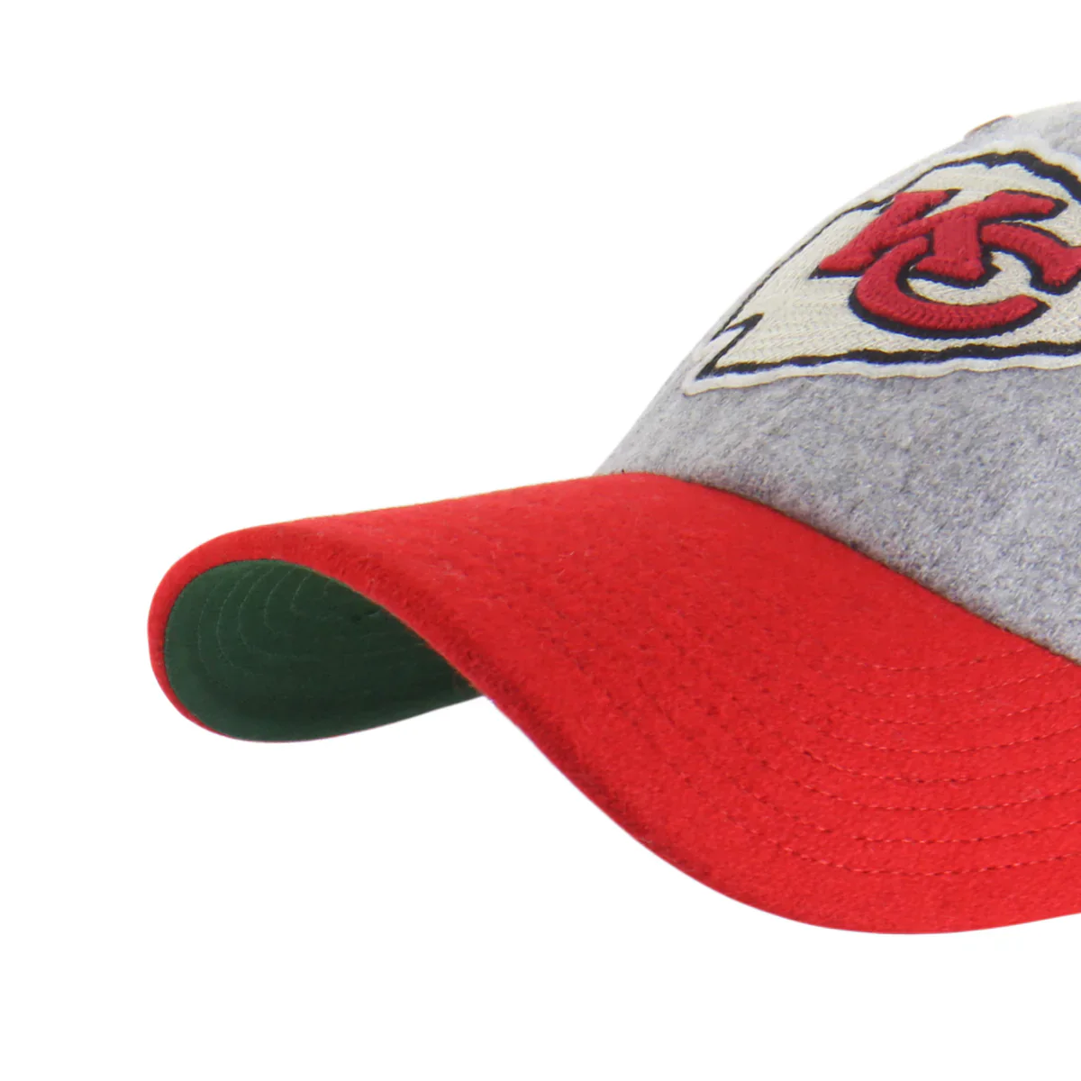 '47 Brand Historic Grandstand Two Tone Clean Up Cap- Kansas City Chiefs - Image 3