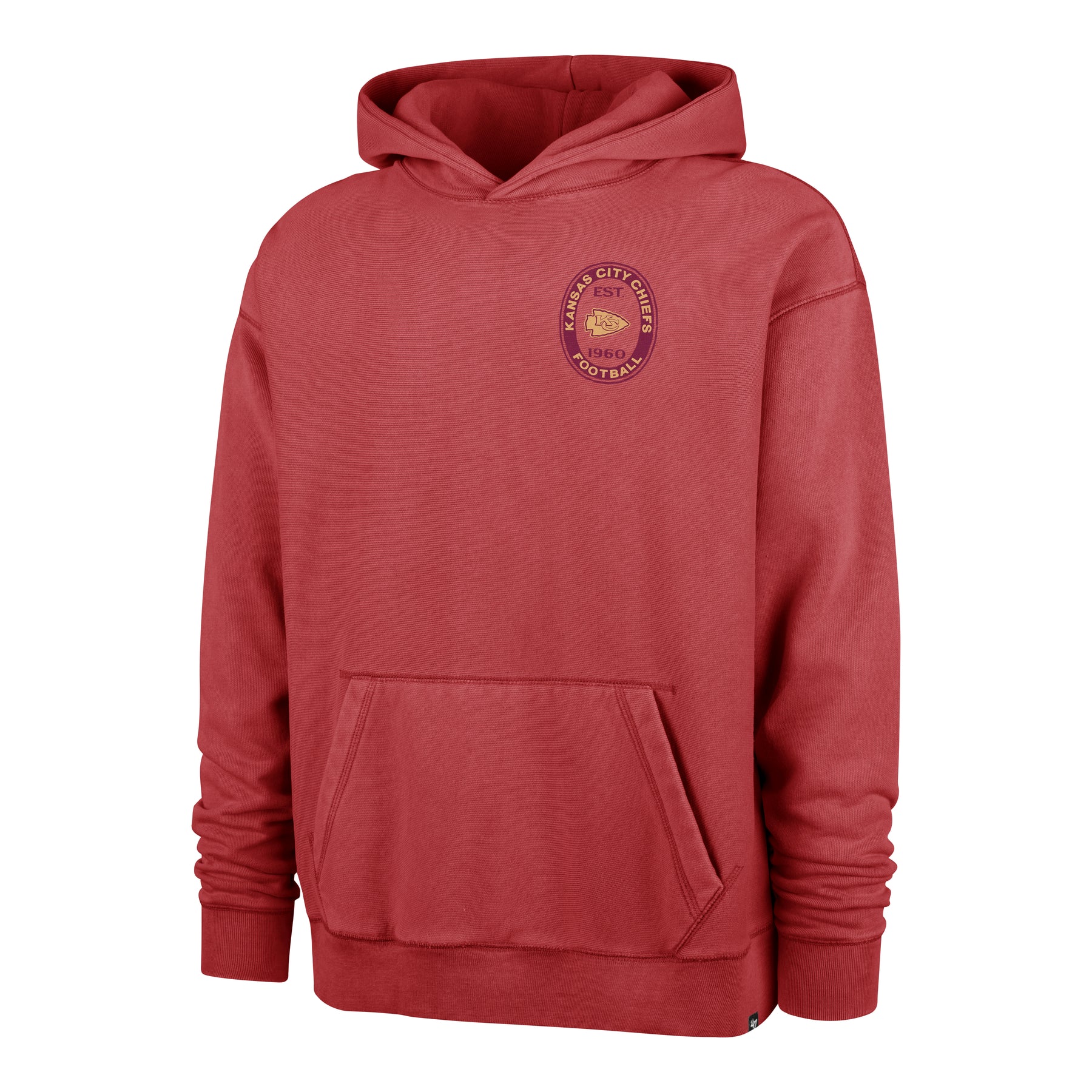 47 Brand Kansas City Chiefs Boot Path Ravine Fleece Hood