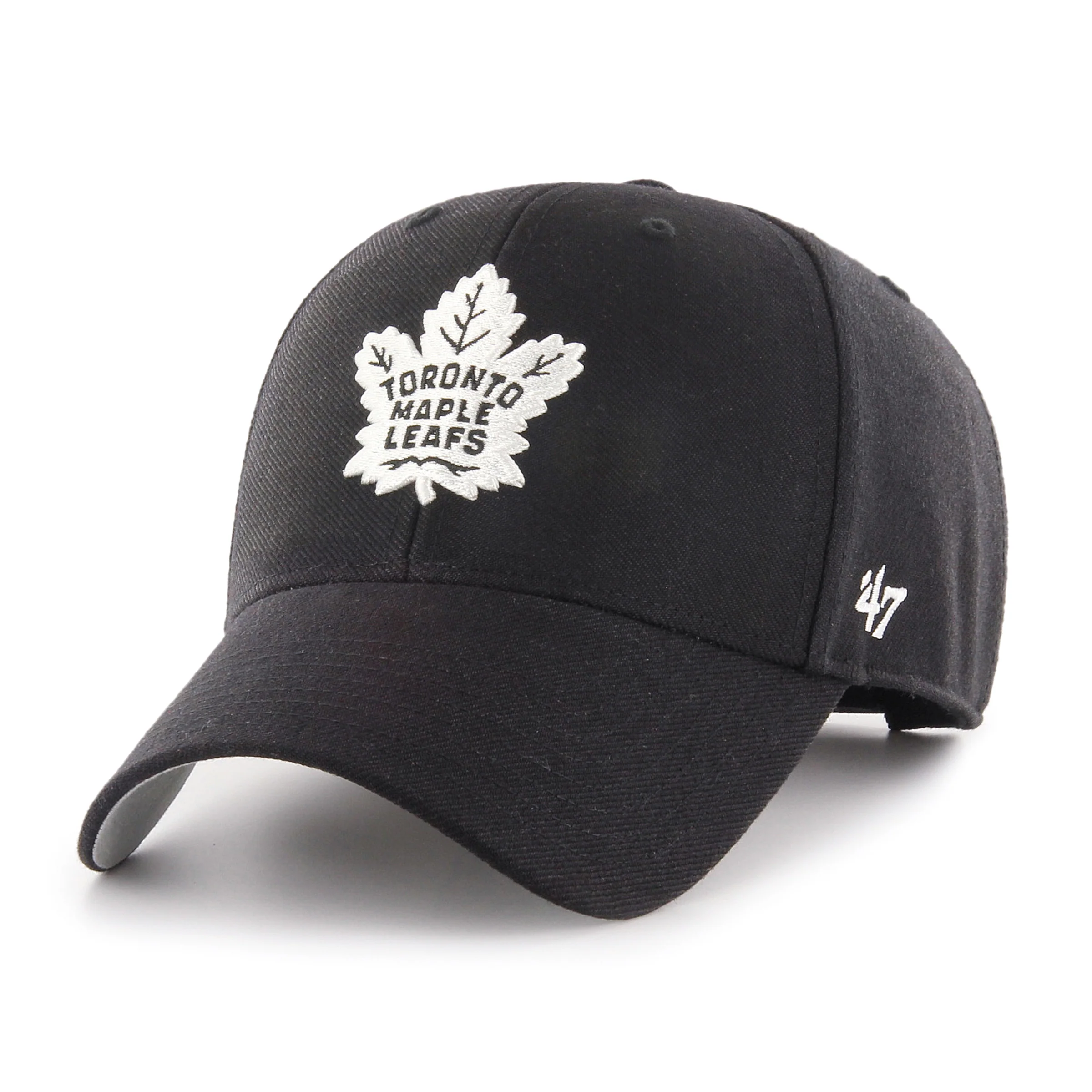 '47 Brand Toronto Maple Leafs MVP Adjustable Hat - Black/White