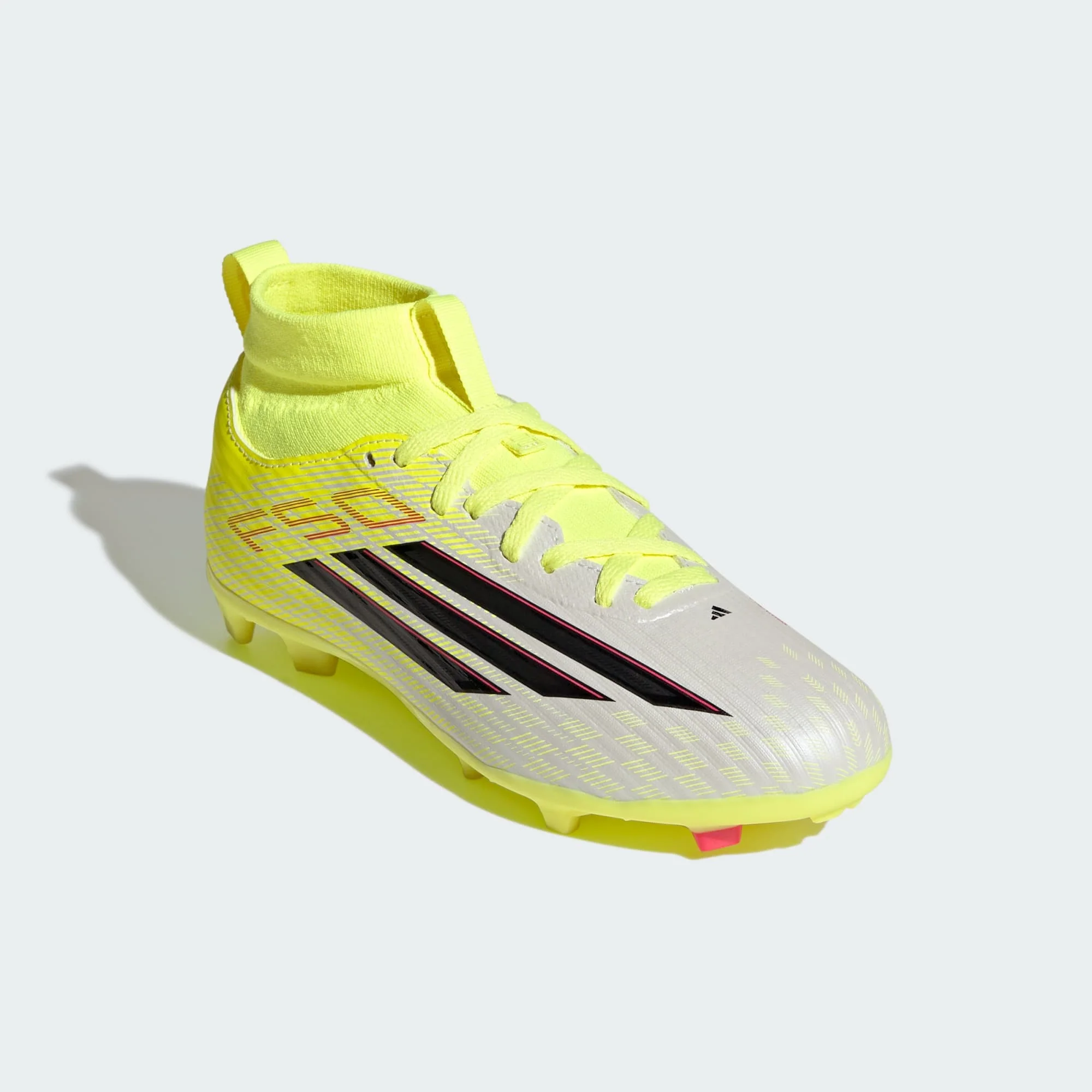 Adidas Kid's F50 League Mid Cut Firm Ground/Multi Ground Soccer Cleats - Image 8