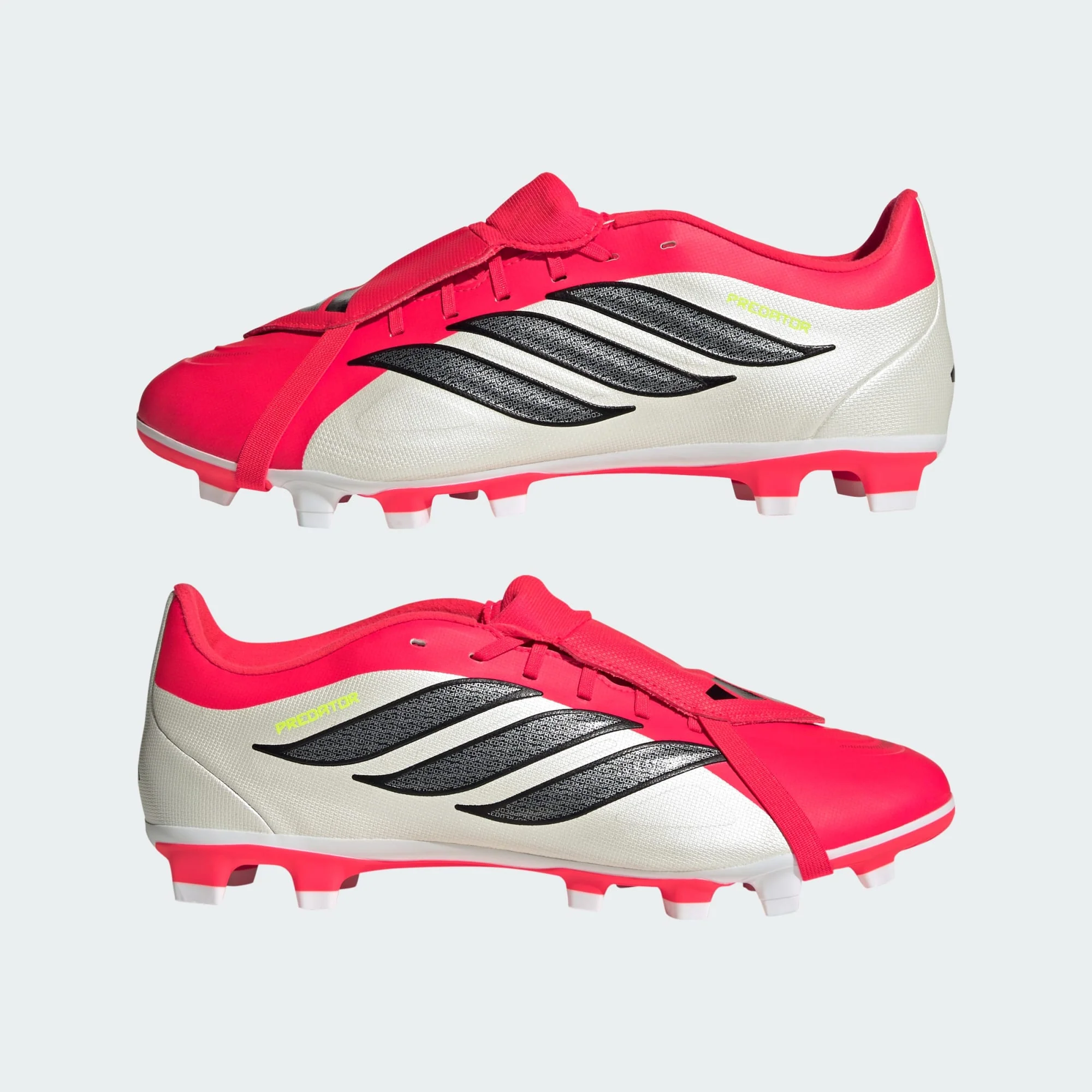 Adidas Men's Predator Club Fold-Over Tongue Firm Ground/Multi Ground Soccer Cleats - Image 12