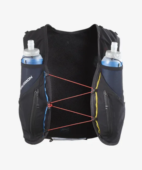 Salomon ADV Skin 12 Race Flag Unisex Running Vest with flasks included - Image 7
