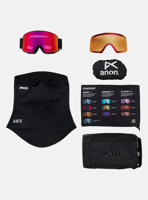 Anon M6 Goggles + Bonus Lens + MFI Face Mask - Image 6