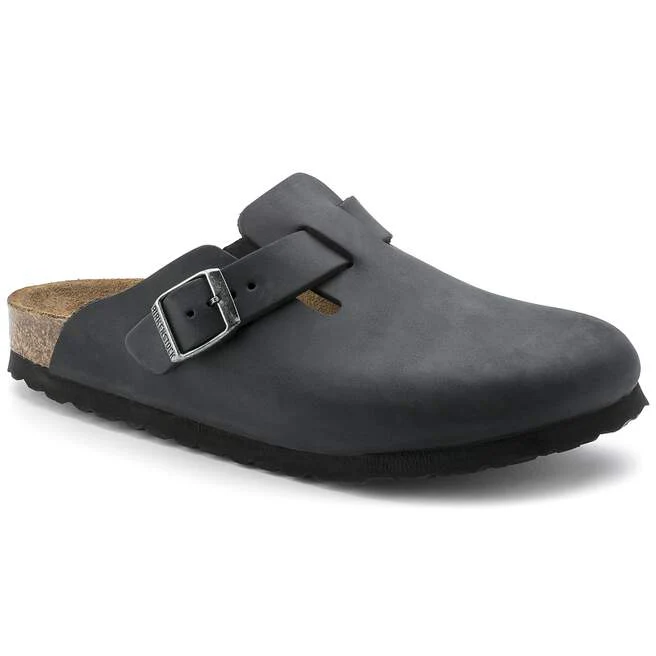Birkenstock Boston Oiled Leather Clogs