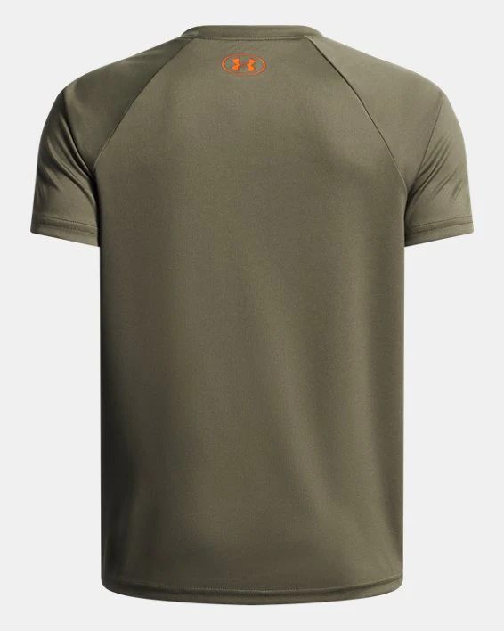 Under Armour Boy's Tech Split Wordmark Short Sleeve - Image 6
