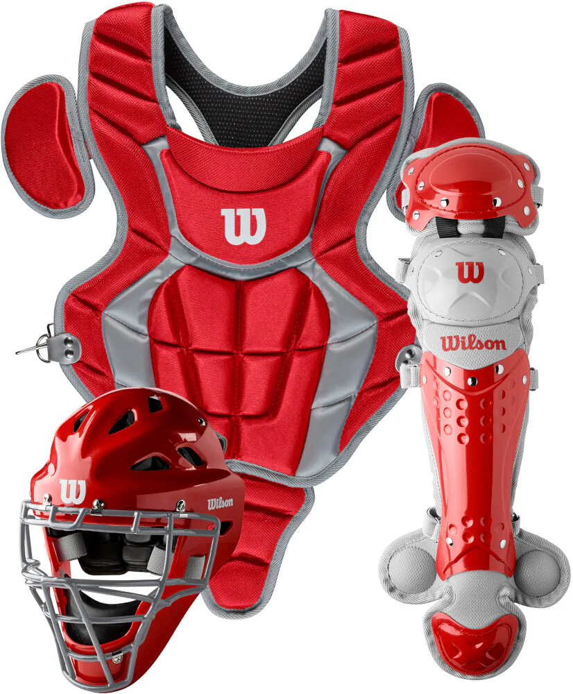 Wilson C200 Youth Baseball Catcher's Gear Kit - Image 5