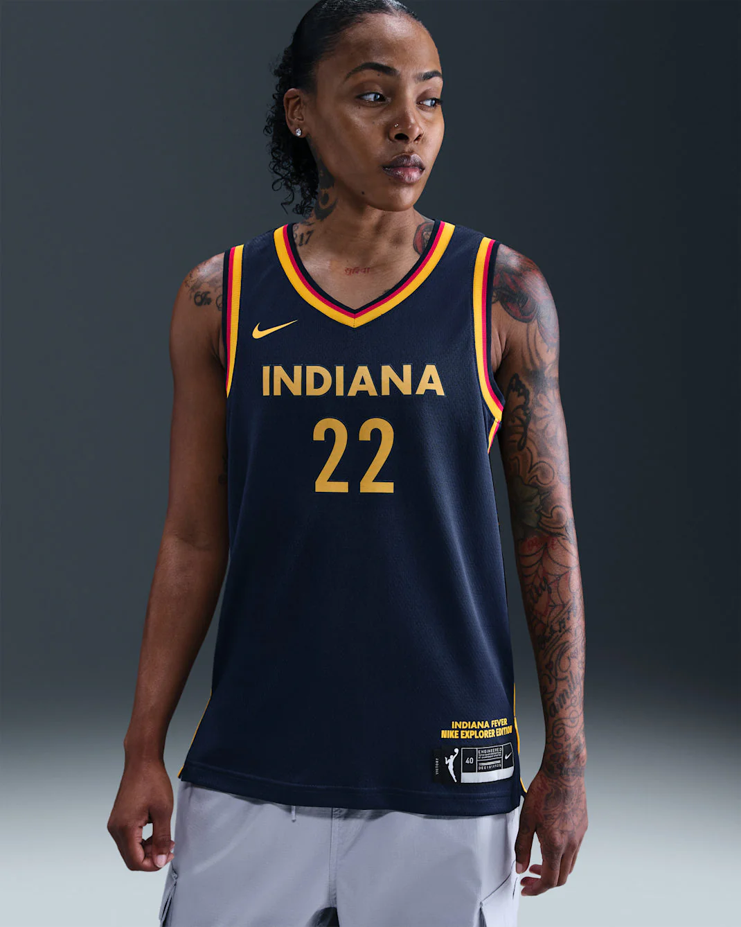 Caitlin Clark Indiana Fever Explorer Edition Nike Dri-FIT WNBA Victory Jersey
