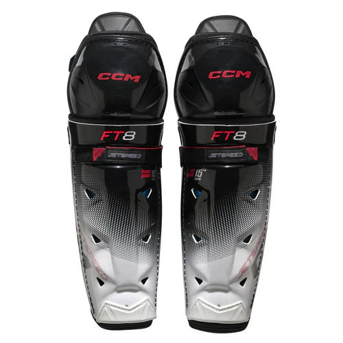 CCM JetSpeed FT8 Senior Hockey Shin Guards