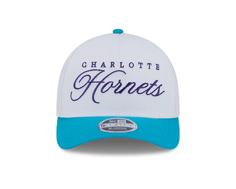 Charlotte Hornets 2025 Draft 9FORTY M-Crown A-Frame Snapback - Image 3