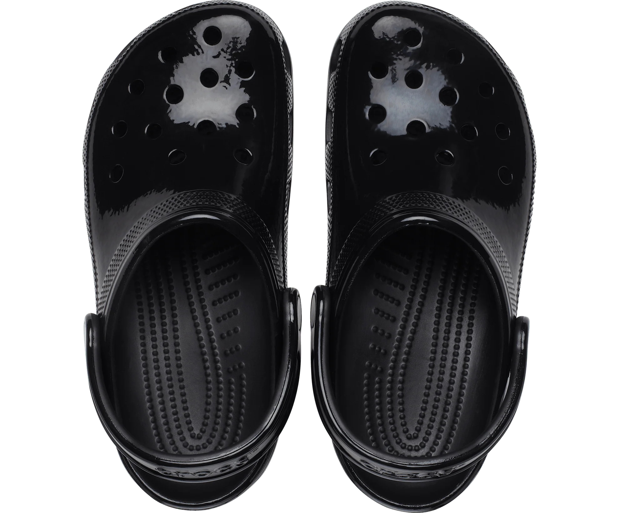 Crocs Classic High Shine Clog - Black - Image 3