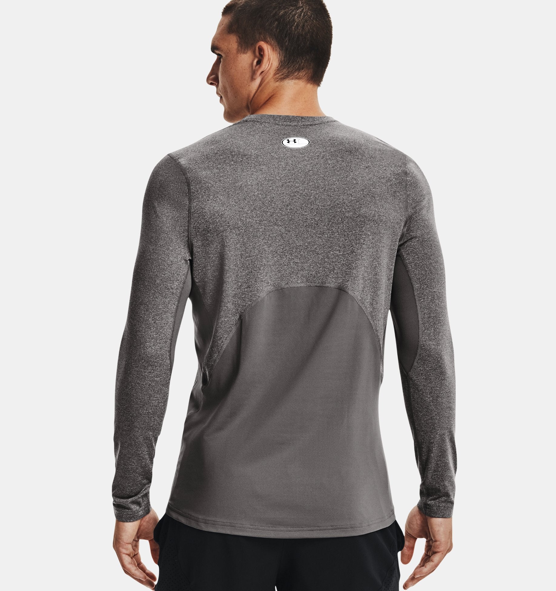 Men's Cold Gear Armour Fitted Crew Long Sleeve - Image 8