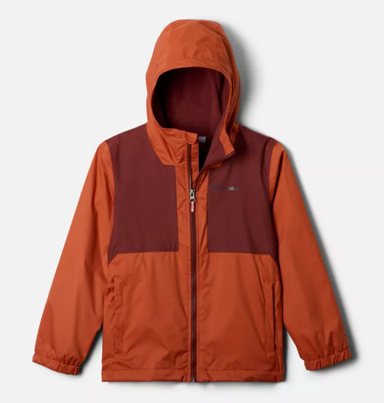 Columbia Boys' Rainy Trails II Fleece Lined Rain Jacket - Image 4