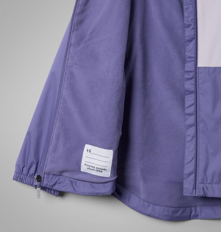 Columbia Girls' Rainy Trails III Waterproof Fleece Lined Jacket - Image 3