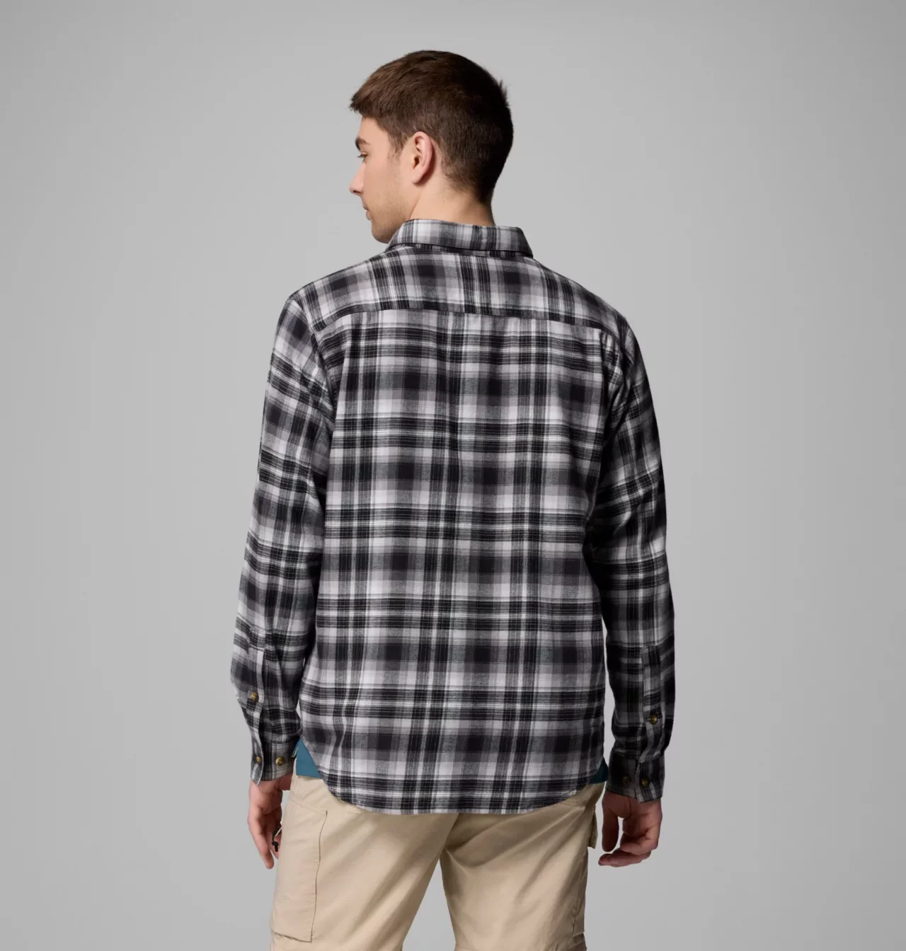 Columbia Men's Cornell Woods Flannel Long Sleeve Shirt - Image 3