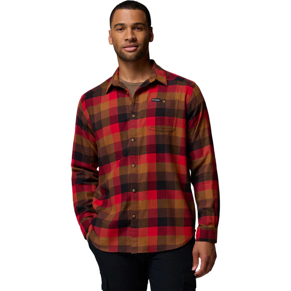 Columbia Men's Cornell Woods Flannel Long Sleeve Shirt - Image 5