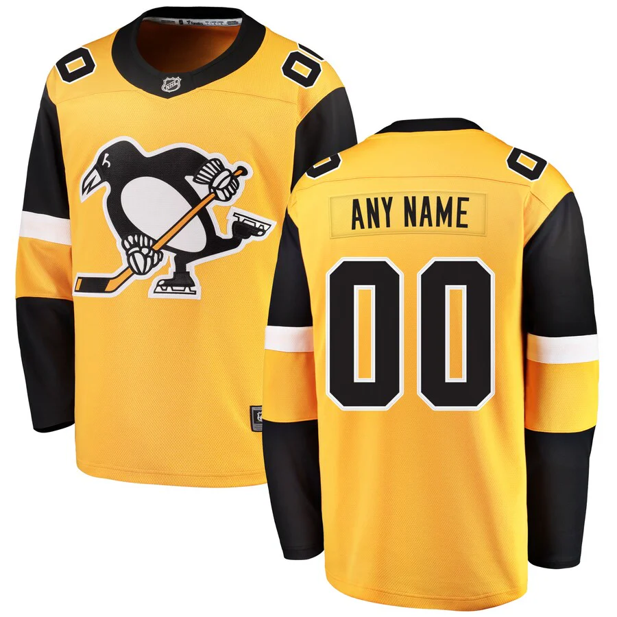 Customized Breakaway Jersey Pittsburgh Penguins Women's- Alternate