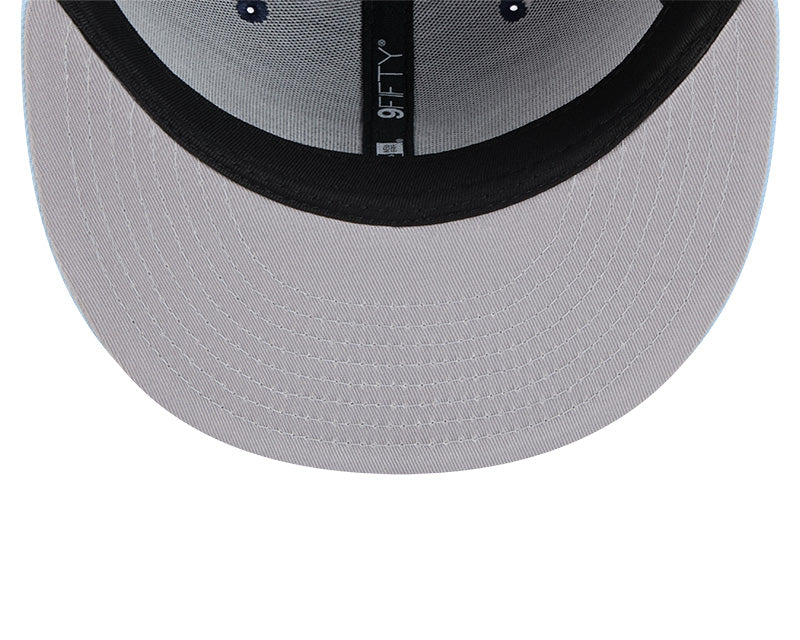 Dallas Cowboys Navy/Light Blue 2-Tone Color Pack 9FIFTY Snapback Hat - Image 6