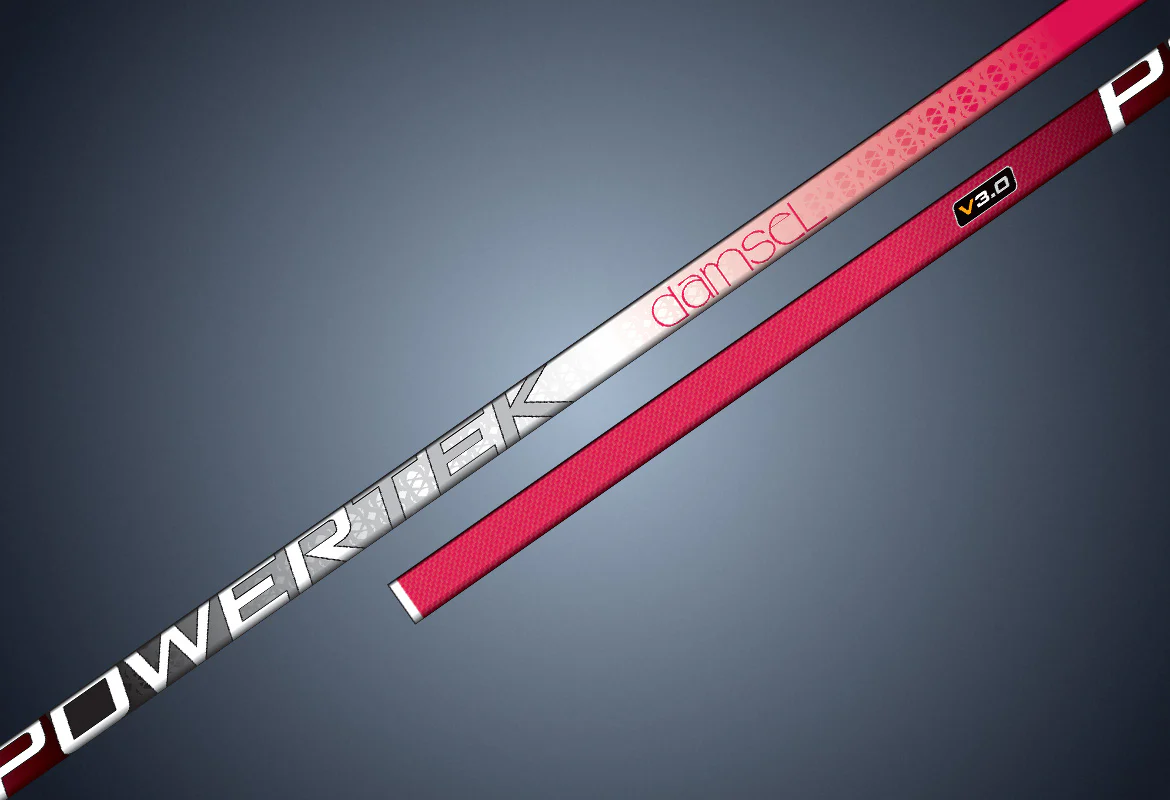 Powertek Junior Damsel V3.0 Ringette Stick with Grip - Image 4