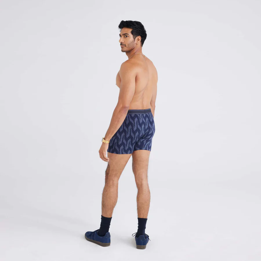Daytripper Boxer Brief - Ikat Chevron-Deep Navy - Image 2