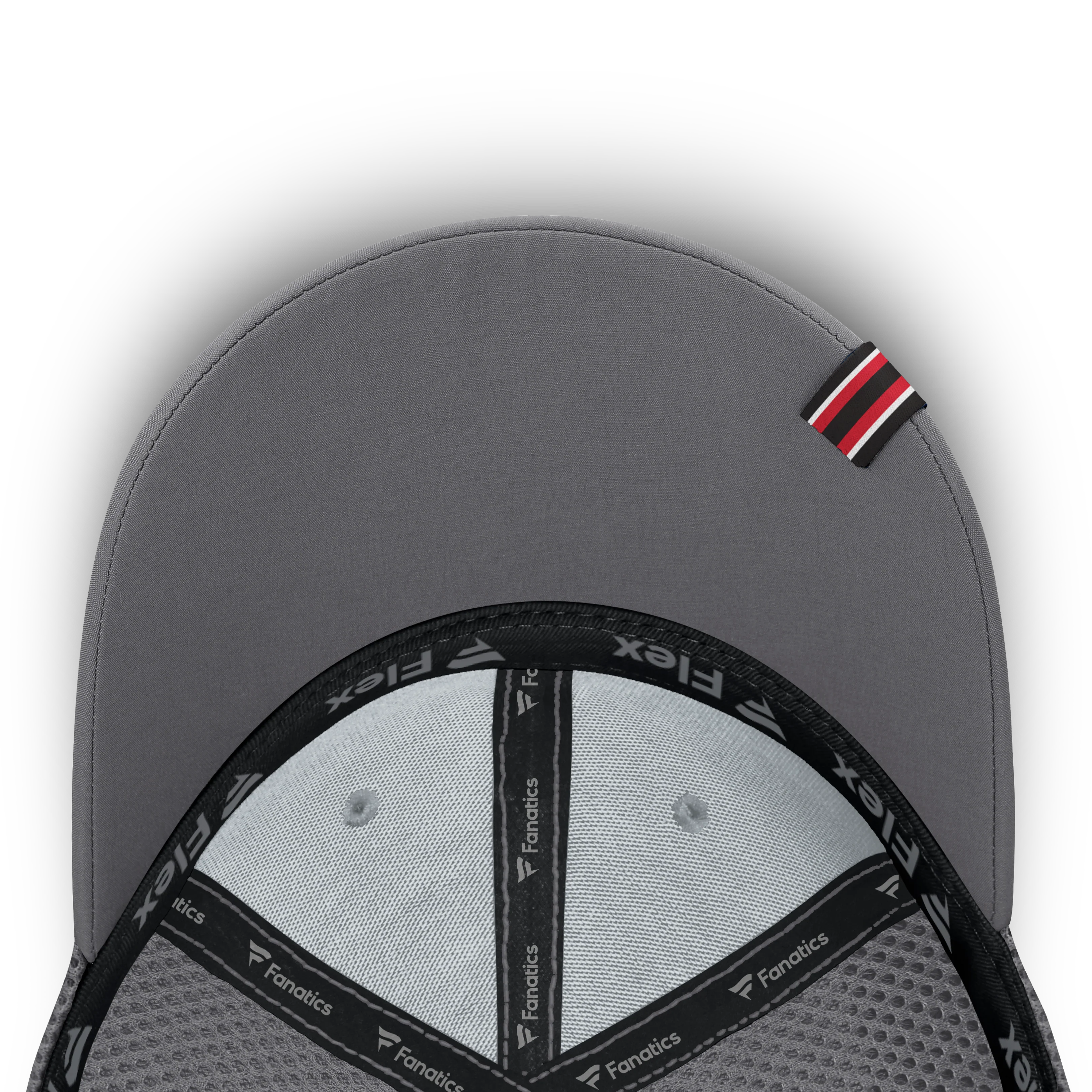 Fanatics Detroit Red Wings Clincher Team Stripes Flex Hat - Image 5