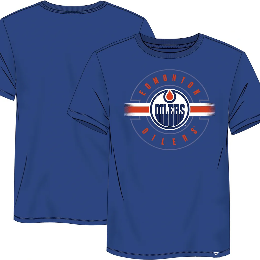 Fanatics Edmonton Oilers Cross Check T-Shirt