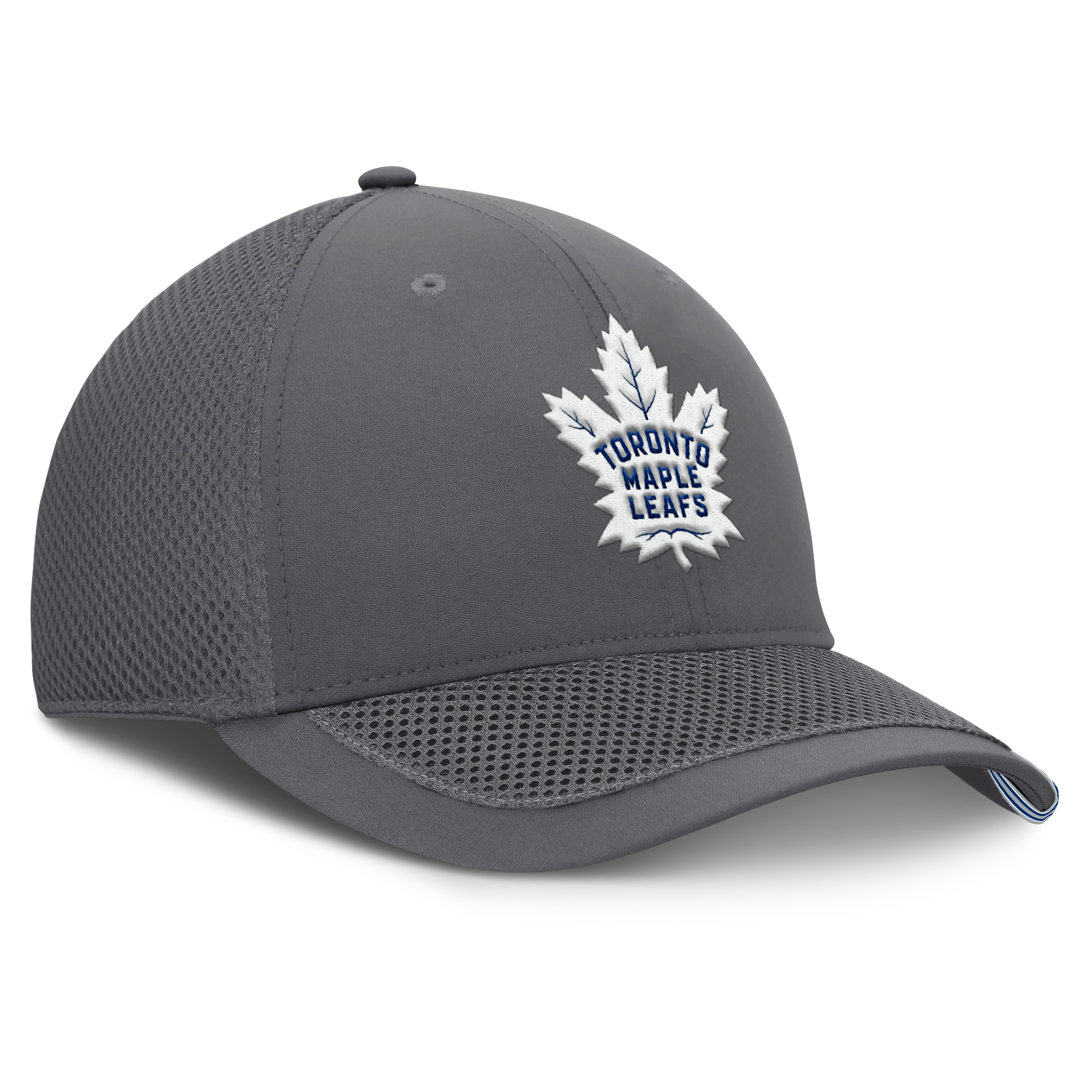 Fanatics Toronto Maple Leafs Clincher Team Stripes Flex Hat - Image 3
