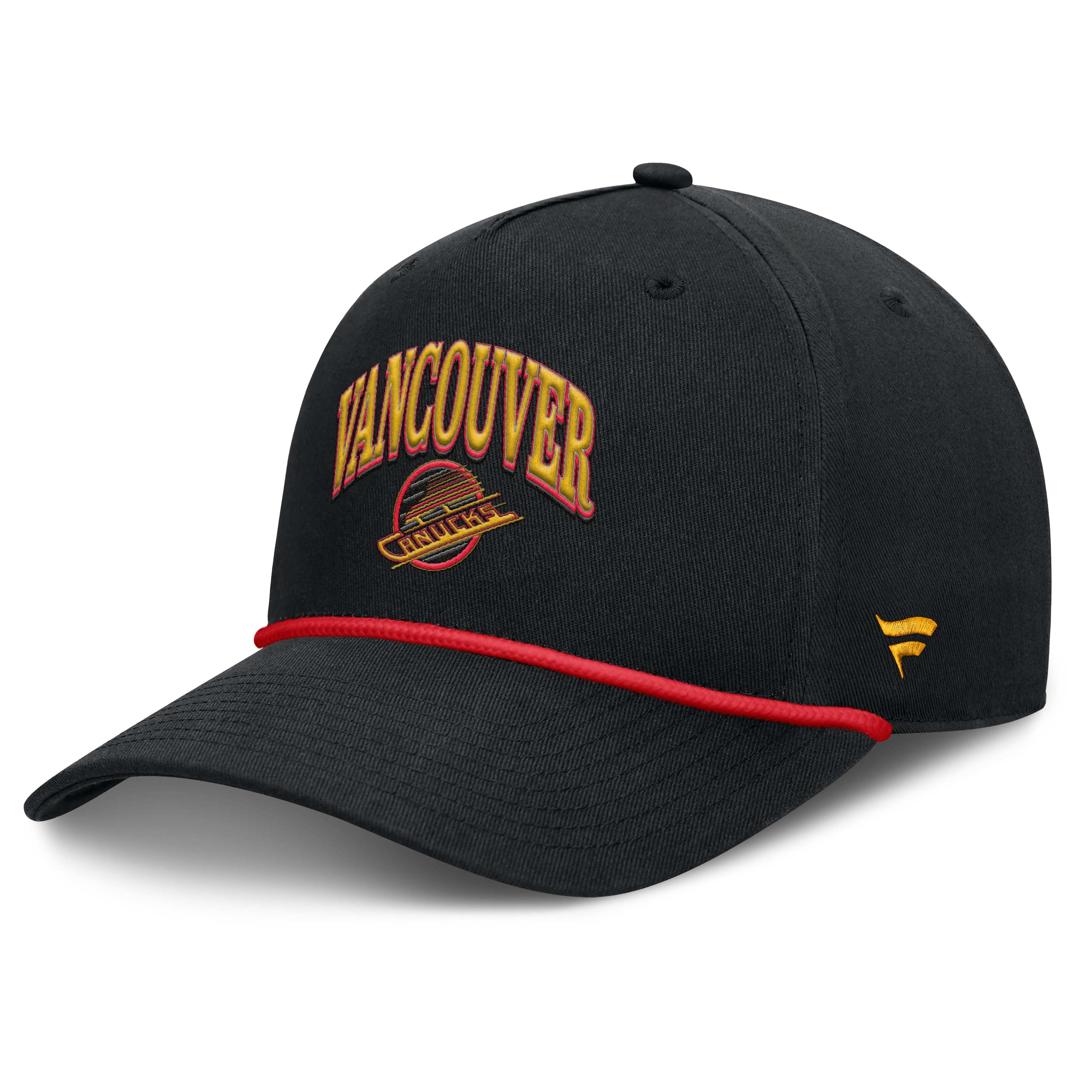 Fanatics Vancouver Canucks Decades Collection A-Frame Rope Adjustable Hat