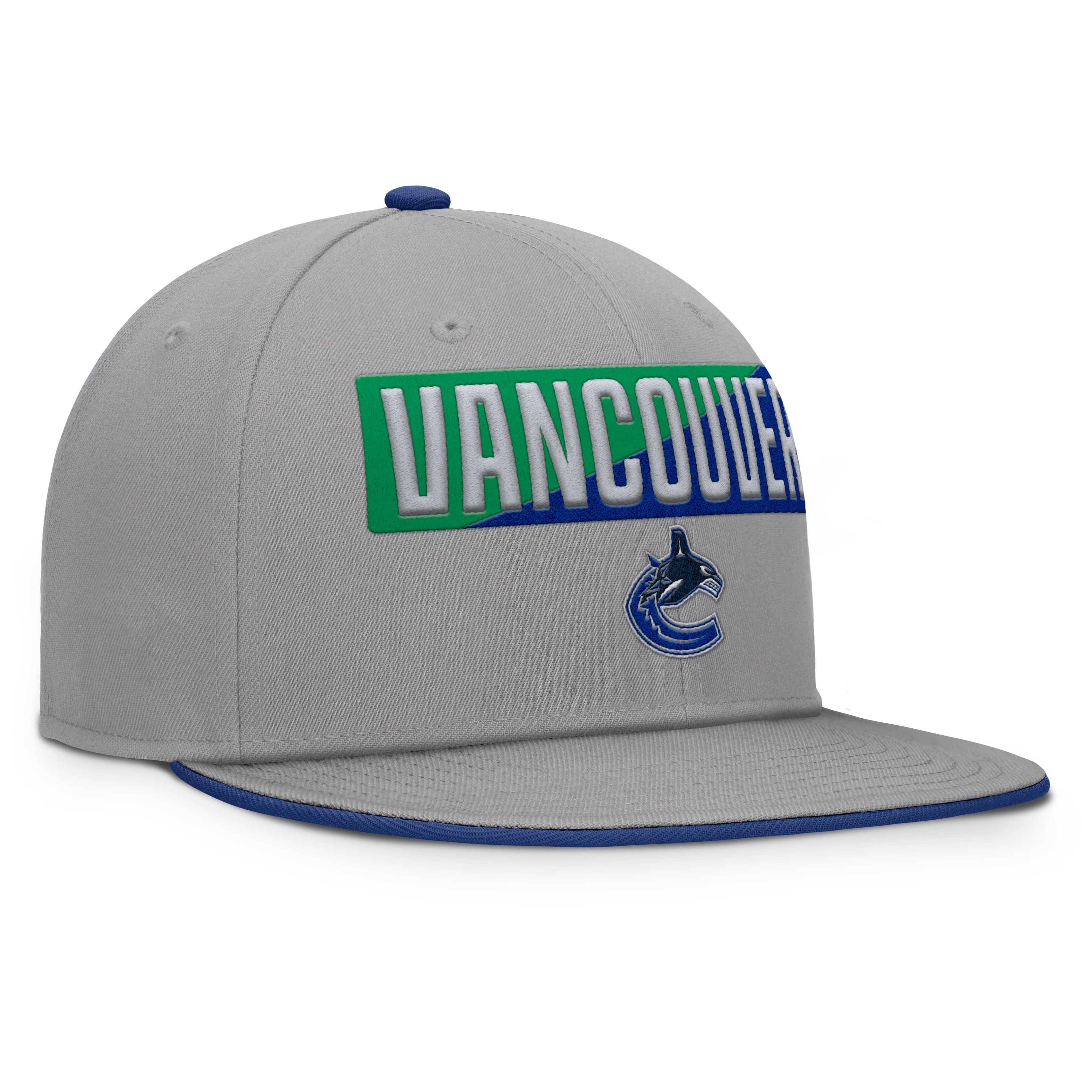 Fanatics Vancouver Canucks Fundamentals Duo Split Logo Snapback Hat - Image 3