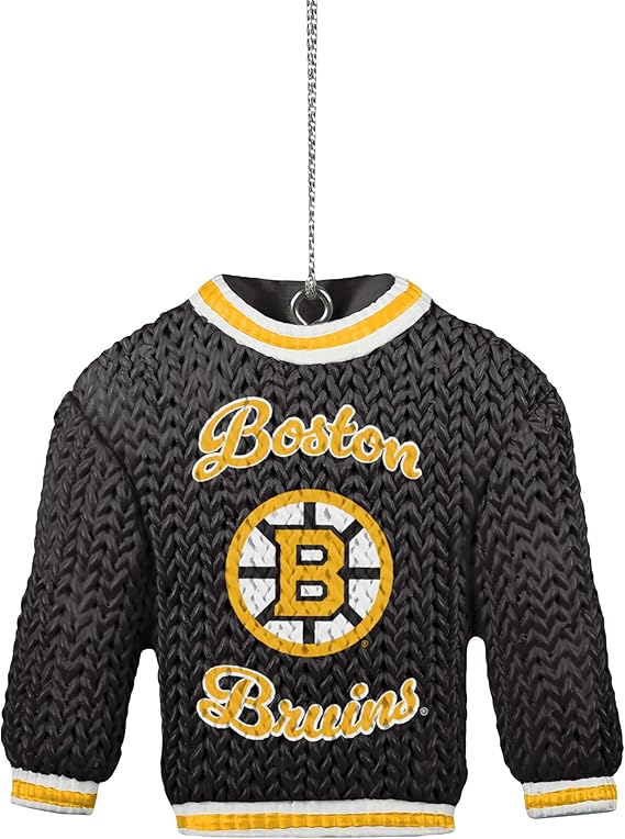 FOCO NHL Hockey Sweater Ornament- Boston Bruins