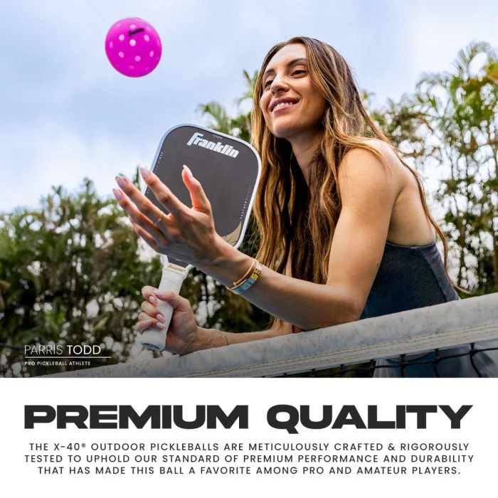 Franklin X-40 Outdoor Pickleballs - 3 Pack - Image 5