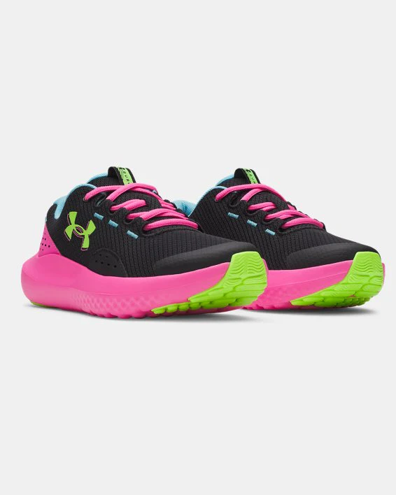 Under Armour Girls' Grade School UA Surge 4 Running Shoes - Image 17