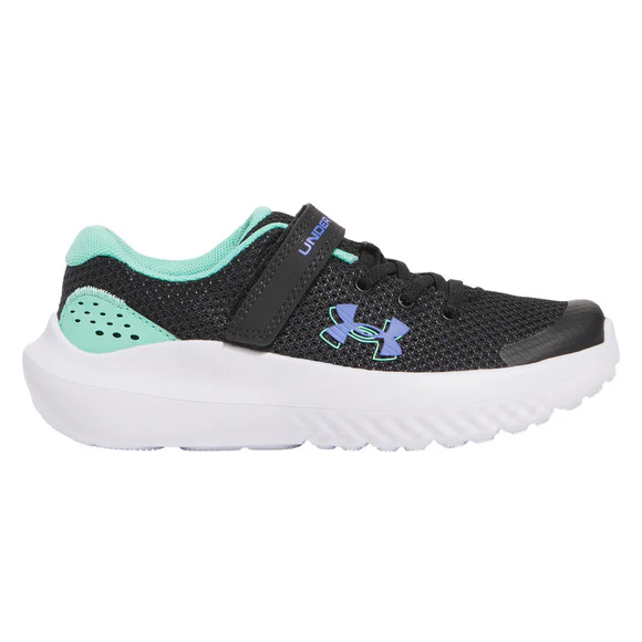 Girls' Pre-School UA Surge 4 AC Running Shoes - Image 6