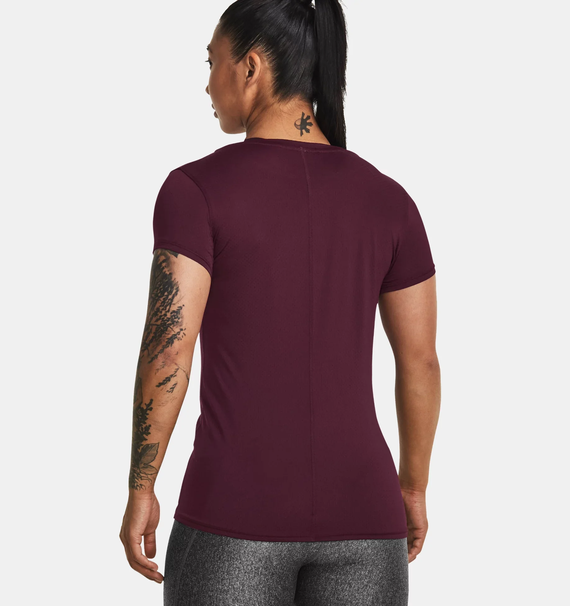 Women's Heatgear Armour Short Sleeve Top - Image 7