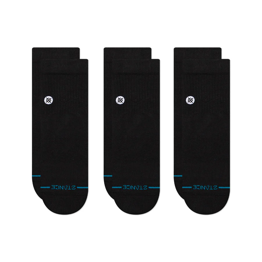 Stance Icon Quarter Socks - 3 Pack - Image 2