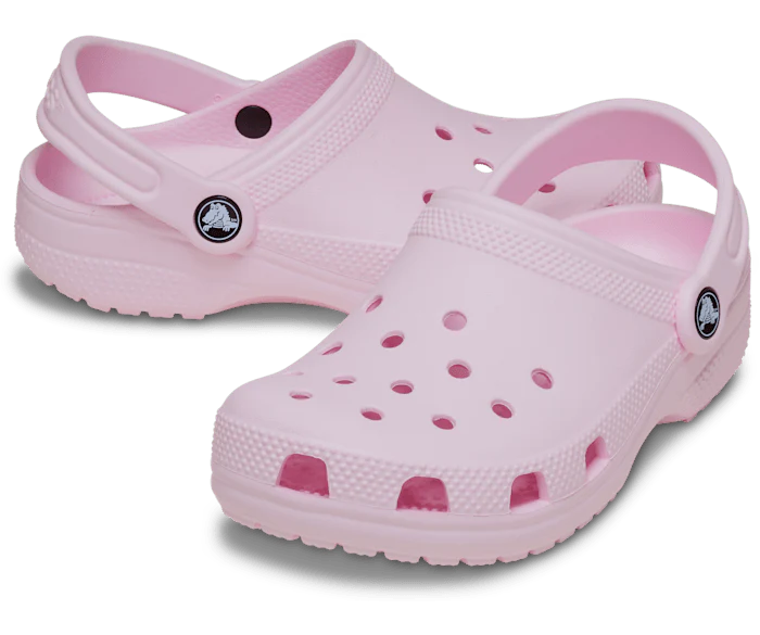 Crocs Kids' Classic Clog - Pink Milk - Image 2