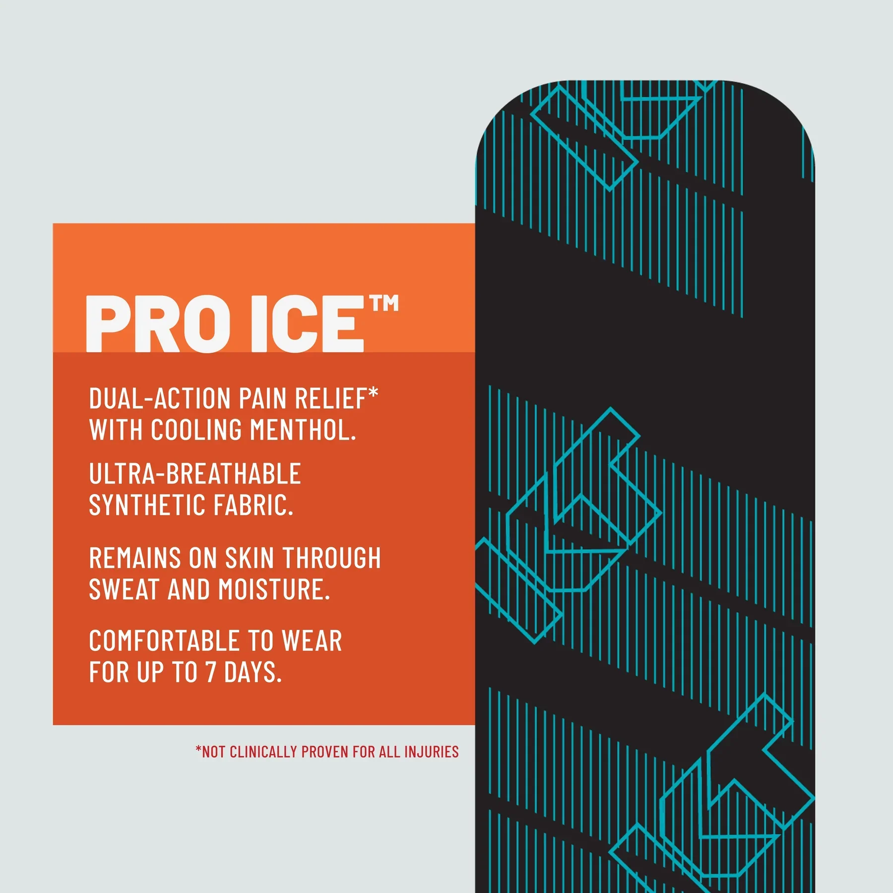 KT Tape Pro Ice 20 Precut Strips - Image 2