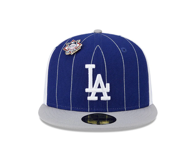 Los Angeles Dodgers Pinstripe 59FIFTY Fitted Hat - Image 2