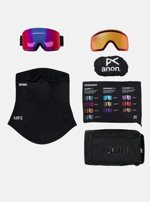 Anon M5 Goggles + Bonus Lens + MFI Face Mask - Image 4