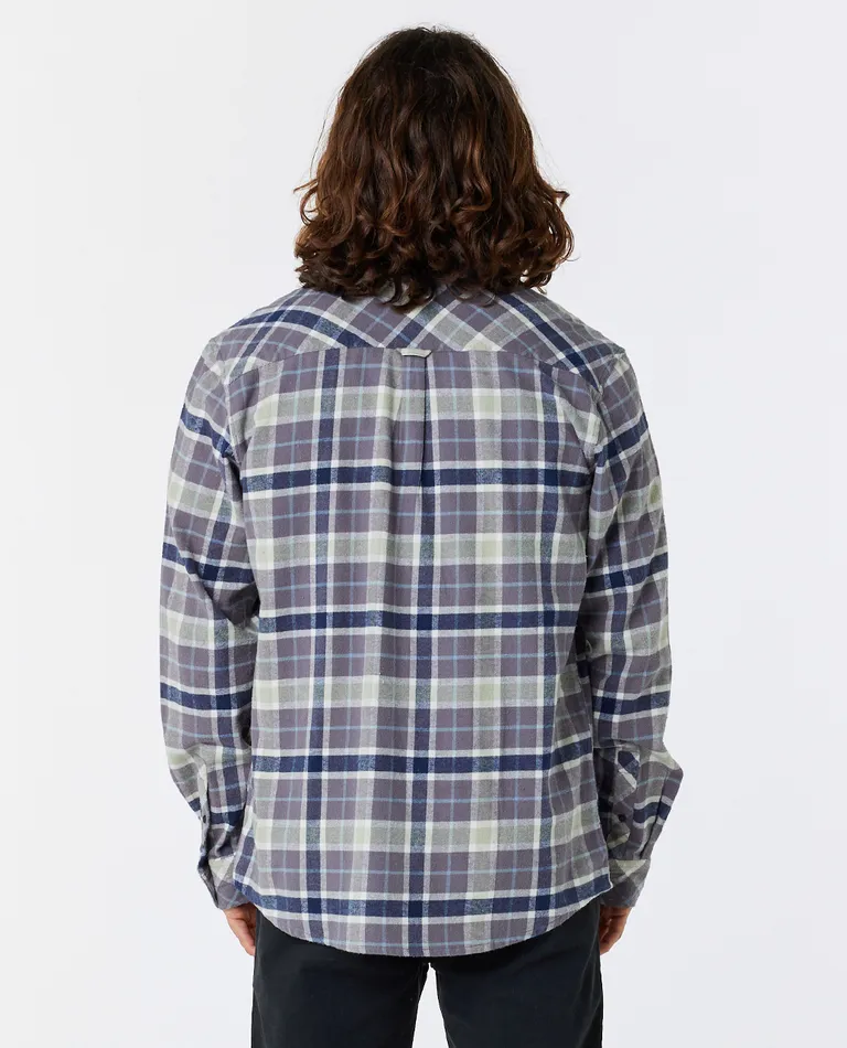 Men's Checked In Flannel Shirt - Image 3