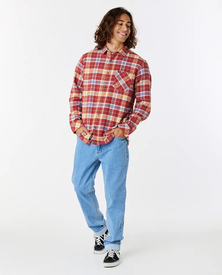 Men's Checked In Flannel Shirt - Image 5