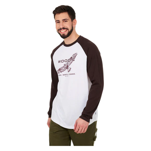 Men's Hawk Dalton Long Sleeve T-Shirt - Image 3