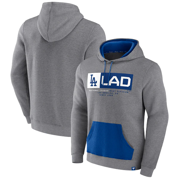 MEN'S ICONIC FLEECE RIB BLOCK HOODIE - Image 5