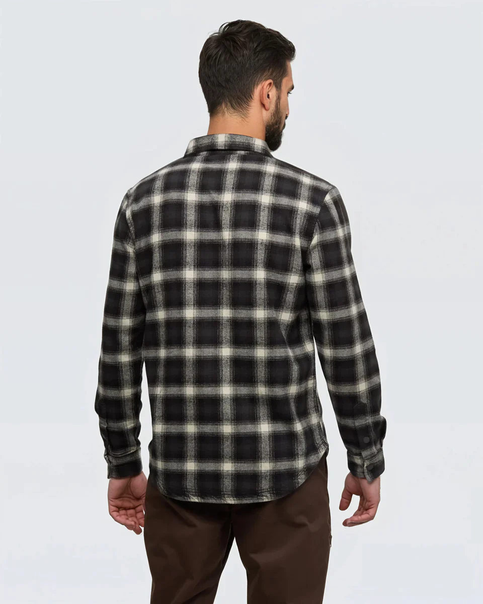Tentree Men's Kapok Flannel Colville Button Up Shirt - Image 2