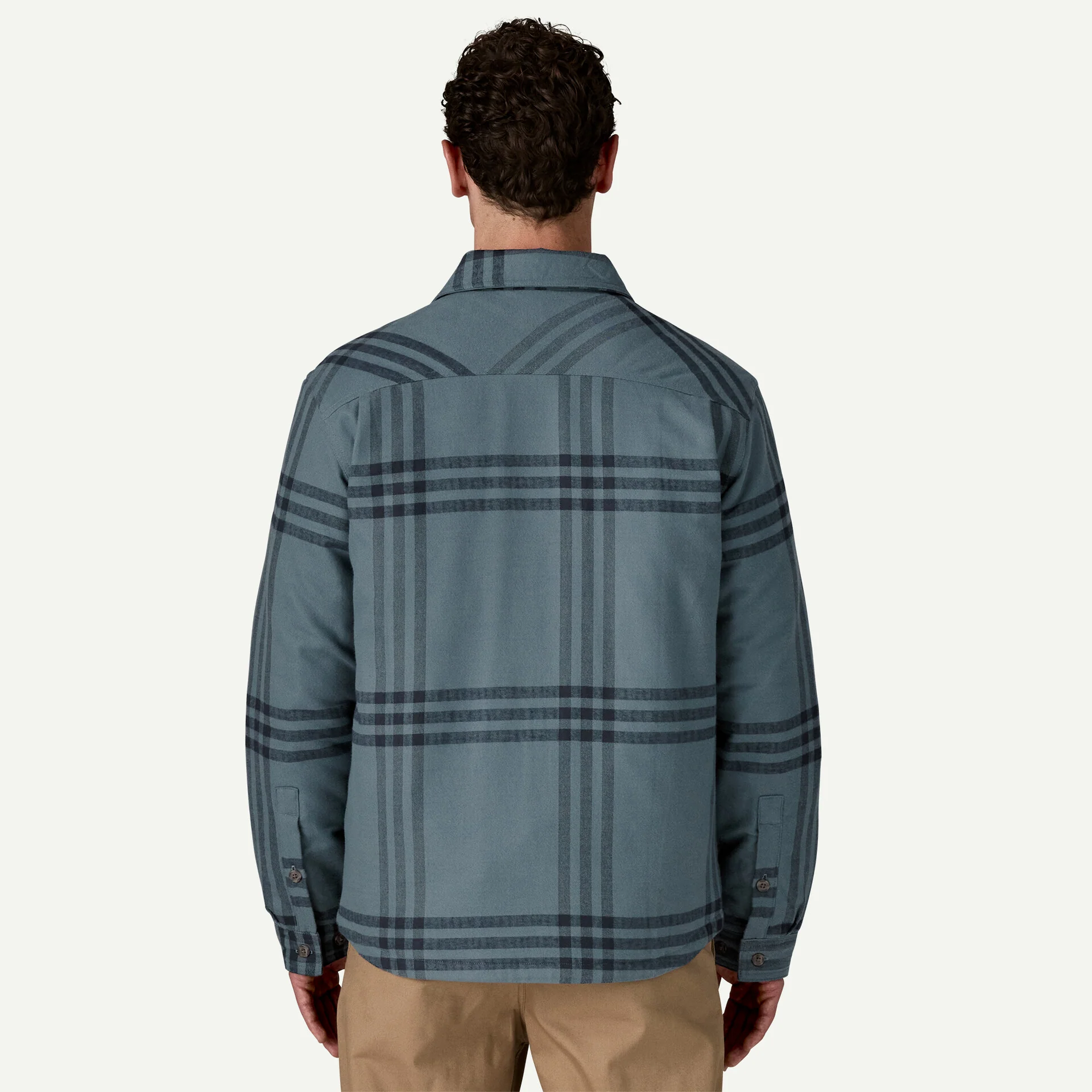 Patagonia Men's Lightweight Insulated Fjord Flannel Shirt - Image 8