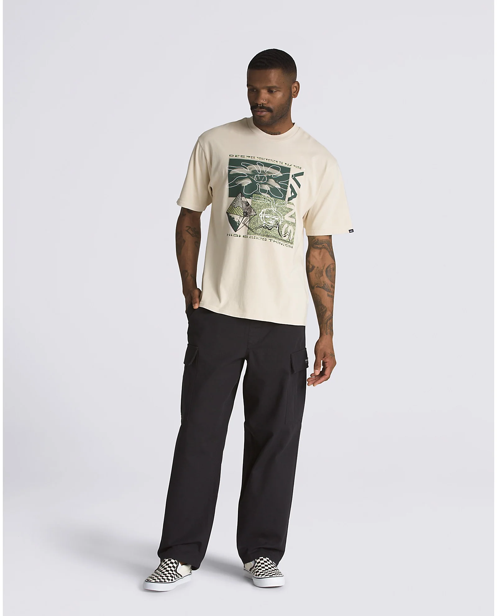 Men's Range Cargo Baggy Tapered Elastic Pants - Image 2