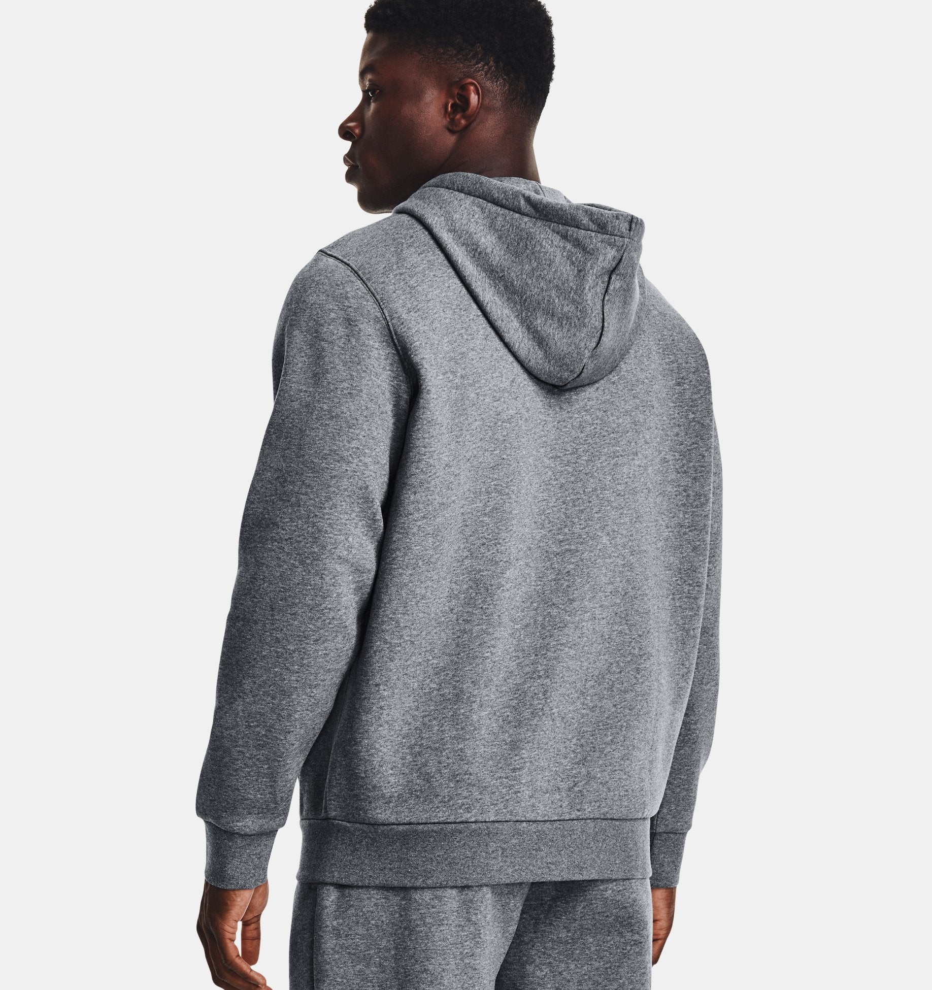 Men's UA Essentials Fleece Full-Zip Hoodie - Image 8