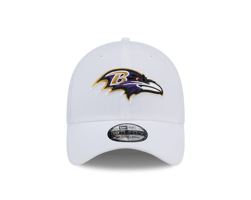 New Era Baltimore Ravens White Main Neo 39THIRTY Flex Hat - Image 3